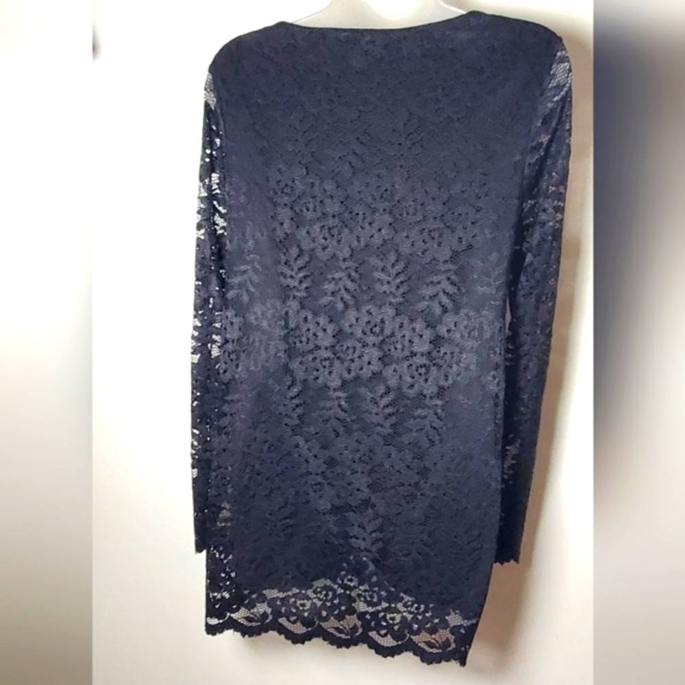 Lilly Morgan Black Lace Dress
